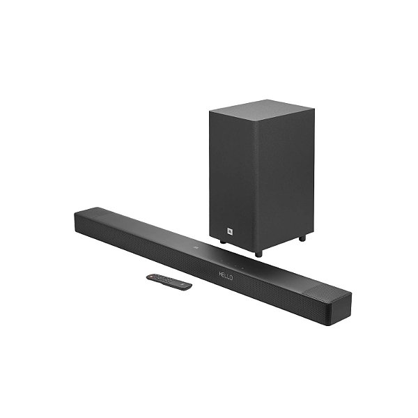 SOUNDBAR JBL CINEMA SB595 3.1 2 CANAIS COM SUBWOOFER BLUETOOTH 220W