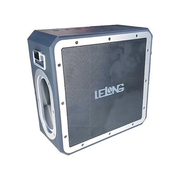 CAIXA DE SOM LELONG LE-725 COM MODO KARAOKE E 2 MICROFONES SEM FIO