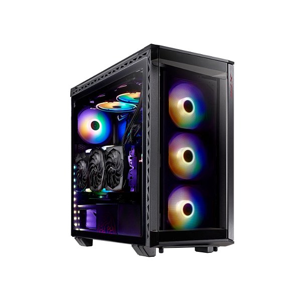 GABINETE GAMER ATX XPG BATTLECRUISER BKCWW PRETO