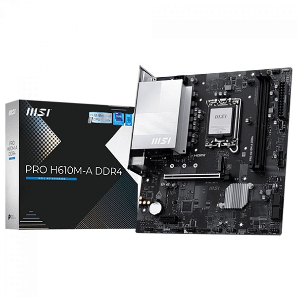 PLACA MÃE MSI PRO H610M-A H610 INTEL LGA 1700 M-ATX DDR4