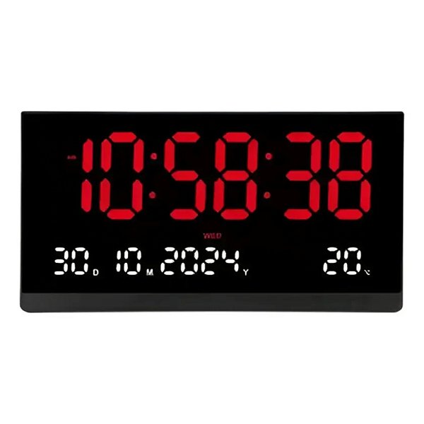 RELOGIO PAREDE OASIS OIH-6210 PRETO