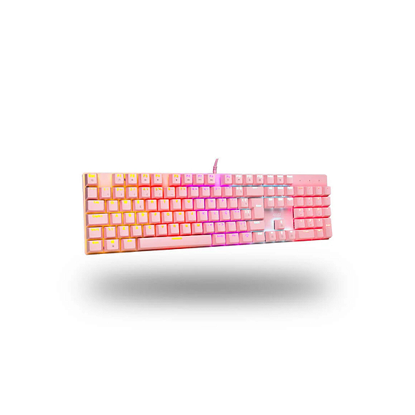TECLADO MECANICO GAMER DAZZ ORION ESSENTIAL ROSA