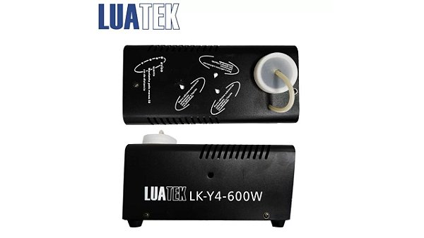 MAQUINA DE FUMAÇA 600W 110V - LUATEK COM CONTROLE SEM FIO LK-Y4 LK-Y5