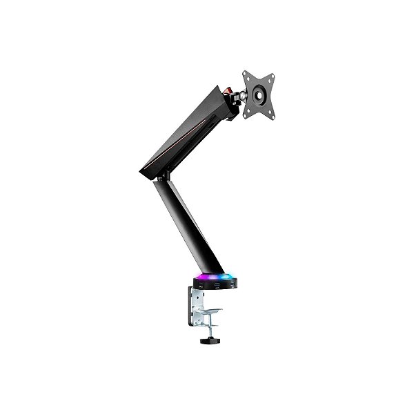 SUPORTE PARA MONITOR PCYES GAMER DE 17" A  32" PISTAO A GAS USB PSGAM1732