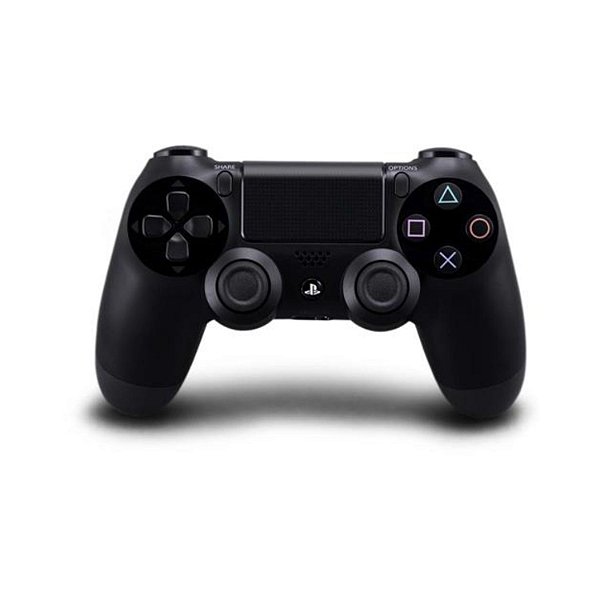 CONTROLE PARALELO BLUETOOTH JOYSTICK DUALSHOCK 4 PS4 PRETO