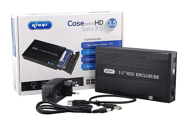 CASE HD 3.5 SATA USB 3.0 KNUP KP-HD004