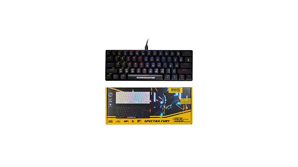 TECLADO GAMER MECANICO SPECTRAFURY RGB  KMEX KBL8  PRETO