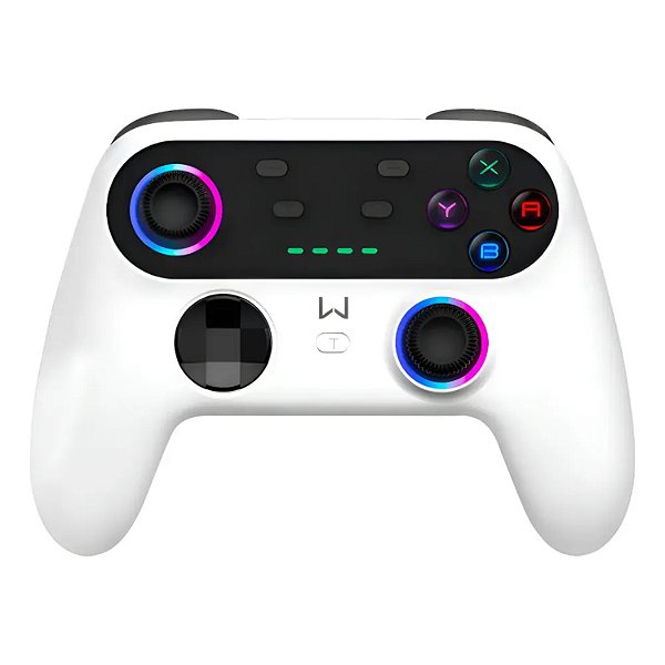 CONTROLE WARRIOR ULTRA PRO BLUETOOTH NINTENDO E PC BRANCO JS0092