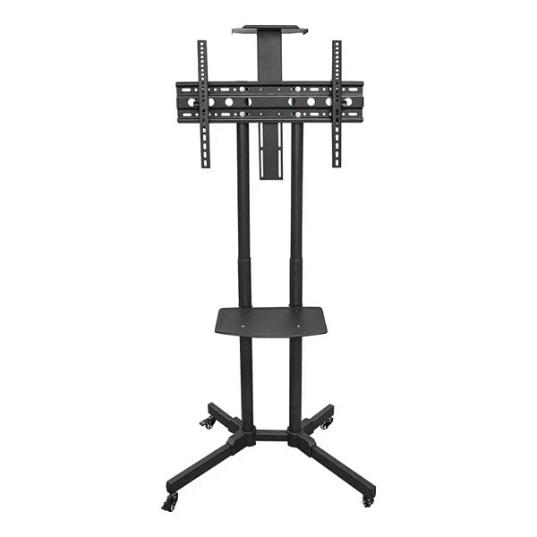 SUPORTE PEDESTAL DE CHAO COM RODINHAS AQUARIO PARA TV DE 37" A 70"  RACK-100