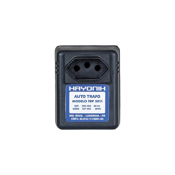 AUTOTRAFO DE PAREDE HAYONIK TRP5011 E-220V VAC S-127V 50VA TRANSFORMADOR DE TENSAO