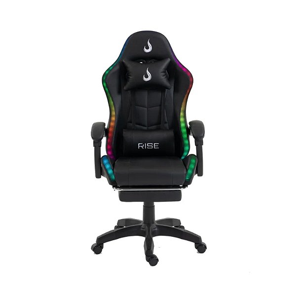 CADEIRA GAMER RISE MODE X05 ARGB PRETO RM-CG-X05-BK-ARGB