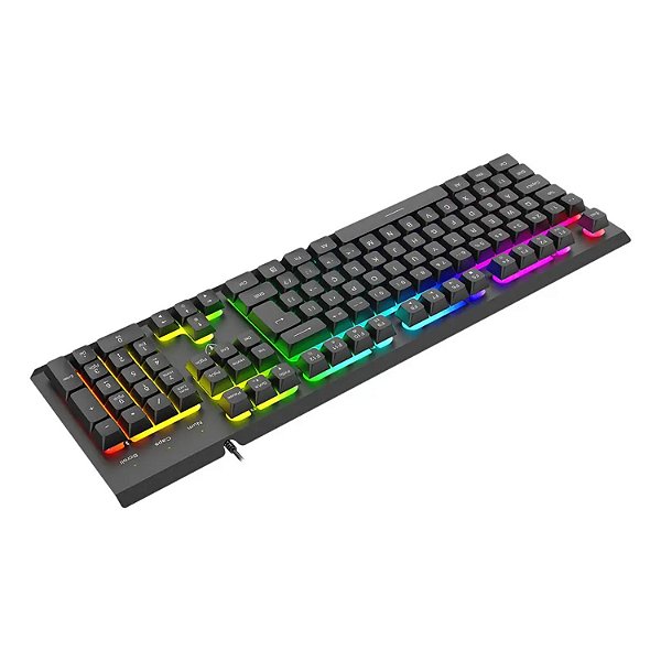 TECLADO GAMER DAGGER RGB NOVA PRETO T-TGK110