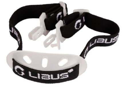 Jugular De Tecido Duas Pontas 15mm C/ Peça De Queixo Libus