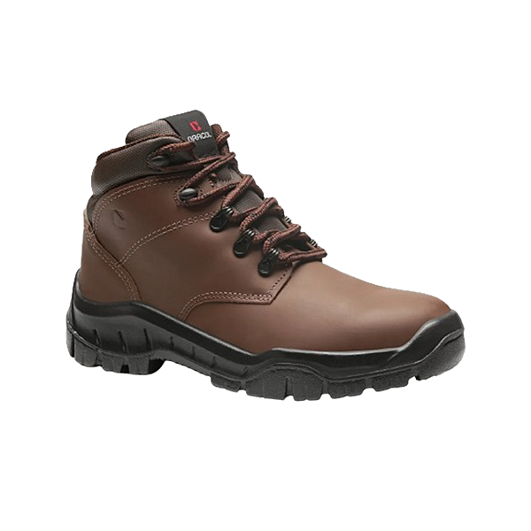 Botina De Segurança Bracol Atacama WVDG Biq. PVC Marrom - CA 40872