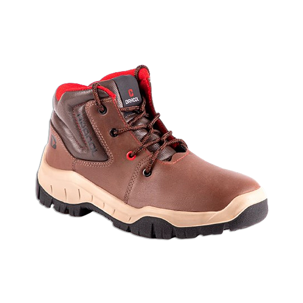 Botina De Segurança Bracol Amazonas MBAG Biq. PVC Marrom - CA 40872