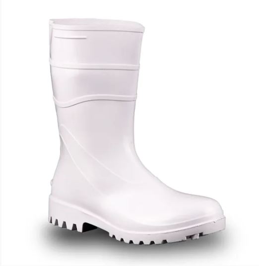 Bota De PVC Bracol BPC Curta (28Cm) Branca - CA 37456