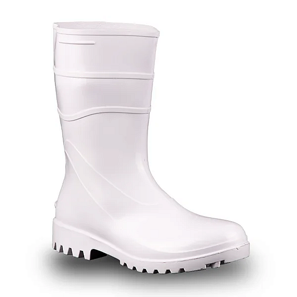 Bota De PVC Bracol BPC Curta (28Cm) Branca - CA 37456