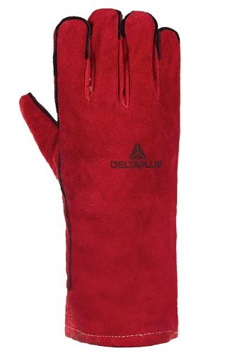 Luva De Seguraça Deltaplus Raspa Térmica Vermelha CA615K - CA 38222