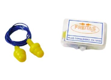 Protetor Auricular De Copolímero C/ Cordão Freitas - CA 18190