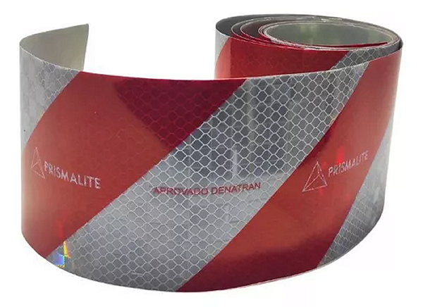 Fita Refletiva P/ Para-Choque 10CM X 2,40M Prismalite