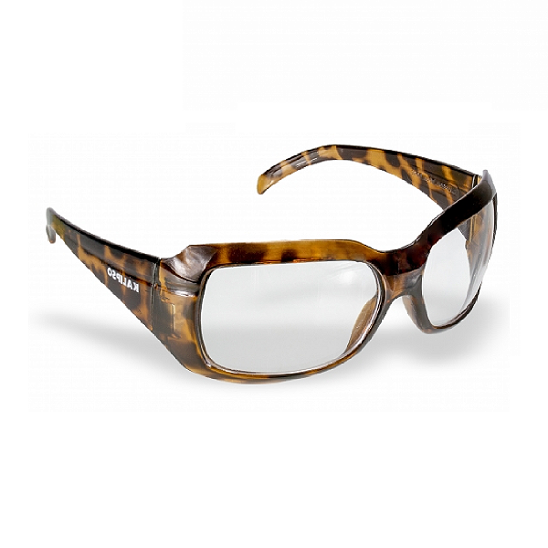 Óculos De Segurança Kalipso Ibiza Haste Marrom Lentes Incolor - CA 35158