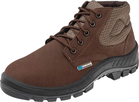 Botina De Segurança Marluvas 50B26 Nobuck C/ Cadarço Biq. PVC - CA 13808