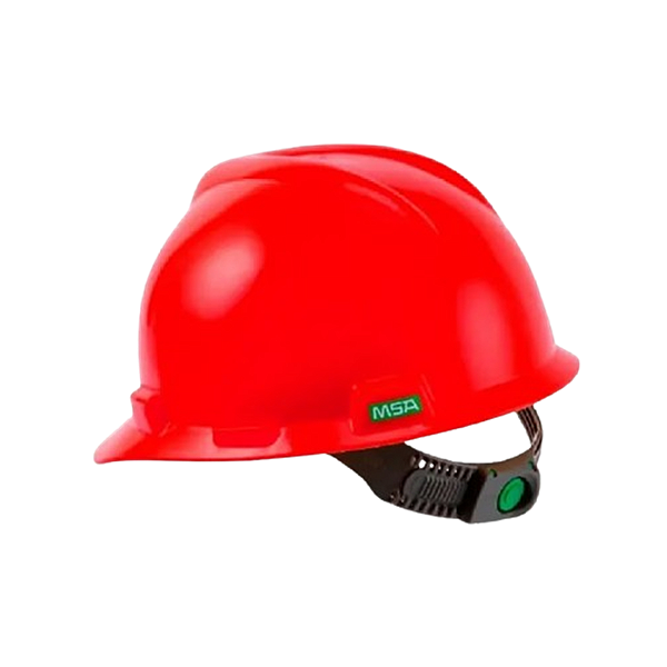 Capacete De Proteção MSA V-Guard Vermelho - CA 498