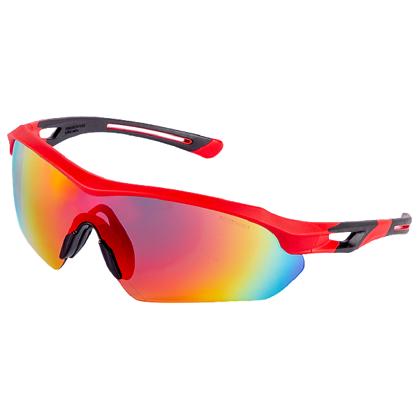 Óculos De Segurança Steelflex Florence Vermelho Espelhado - CA 40904