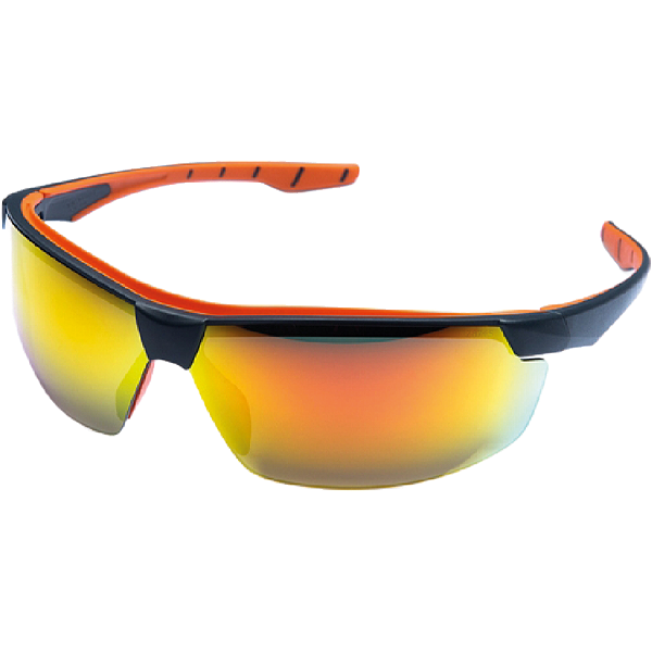 Óculos De Segurança Steelflex Neon Vermelho Espelhado - CA 40906