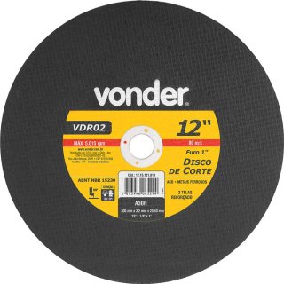 Disco De Corte 12 x 1/8 x 1 VDR02 VONDER