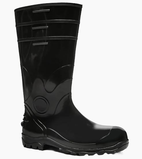Bota De PVC Bracol Longa BPL C/ Forro S/ Bico De Aço Preto - CA 37750
