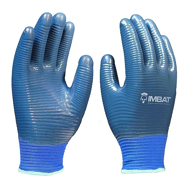 Luva De Segurança Imbat Wave Nitrílica T.09 - G
