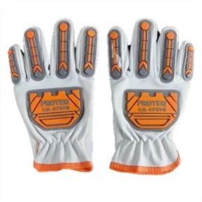 Luva Proteq Vaqueta Impact T.9 - G - CA 47578