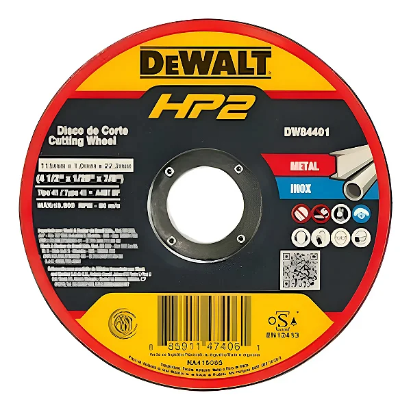 Disco De Corte 4.1/2 x 1MM x 7/8 DW84401 Dewalt