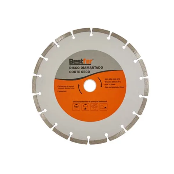 Disco Diamantado Segmentado Bestfer 230 x 22.2mm BFH2510