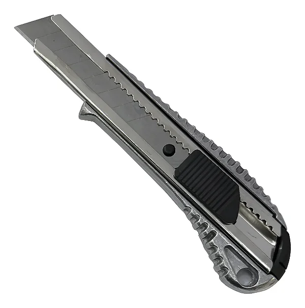 Estilete Retrátil Guepar Alumínio 18mm