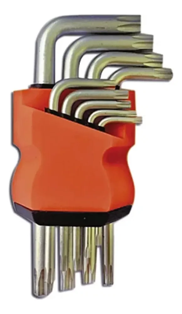 Jogo De Chave Torx Bestfer CRV T10 a T50 - 9 pçs