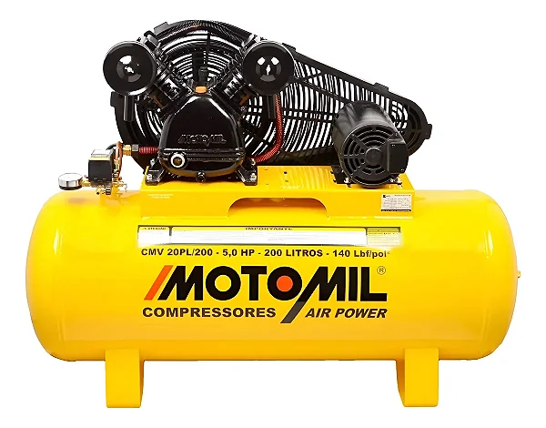 Motocompressor Motomil CMV-20PL/200L 5HP 220V/380V TRIF.