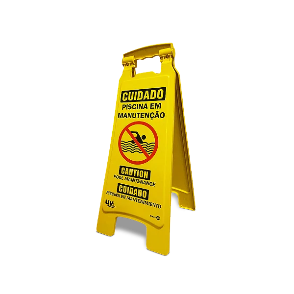 Cavalete 27x65 - Piscina em Manutenção