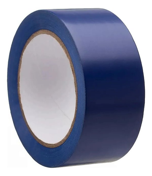 Fita Adesiva Azul Para Demarcação De Solo 48MM X 30CM