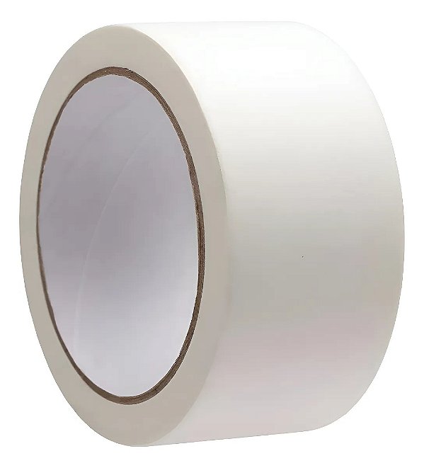 Fita Adesiva Branca Para Demarcação De Solo 48MM X 30CM