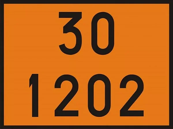 Placa PVC Numerologia 30x40 - 30 1202