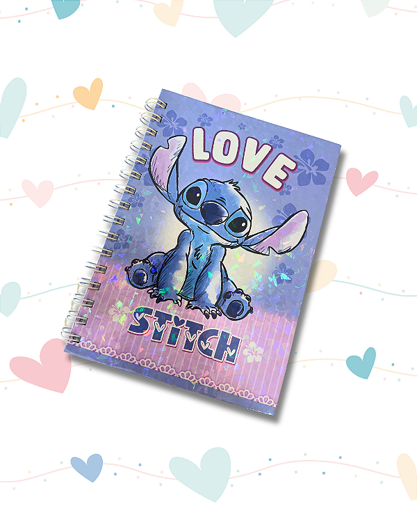 Caderno Pautado Capa Dura A5 Stitch