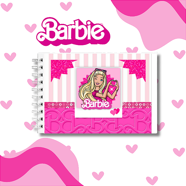 Caderno de Colorir Barbie A5 Capa Dura