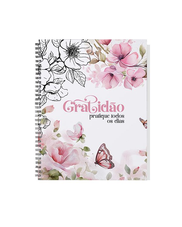 Caderno Pautado Pratique Gratidão A5