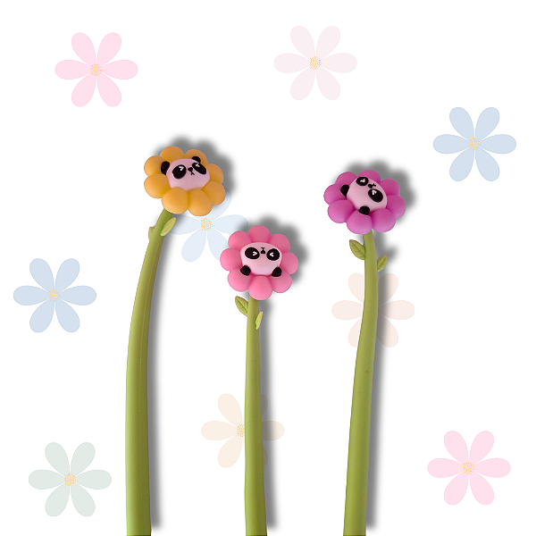 Caneta Flor Pandinha