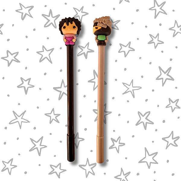 KIT 2 Canetas Naruto