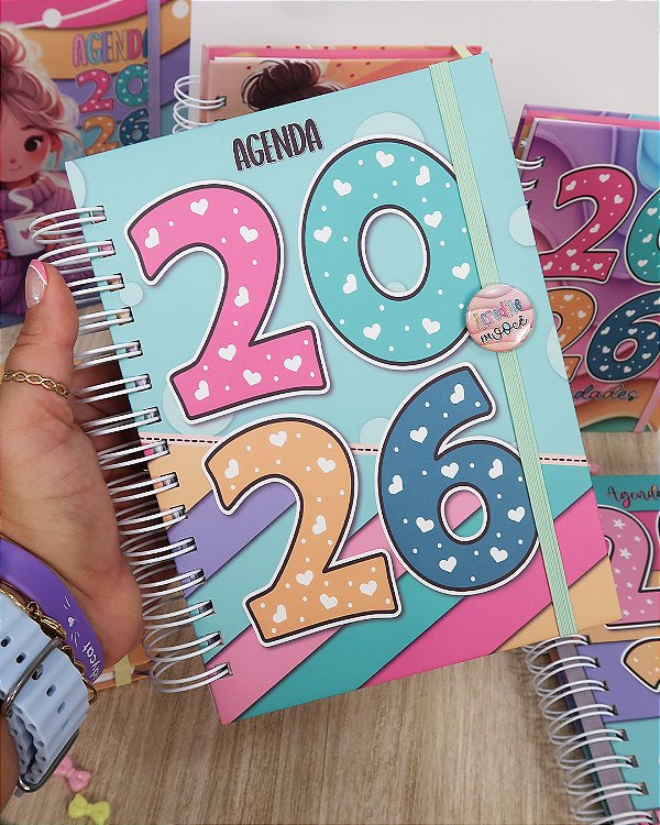 Agenda Datada Colors 2026 Azul