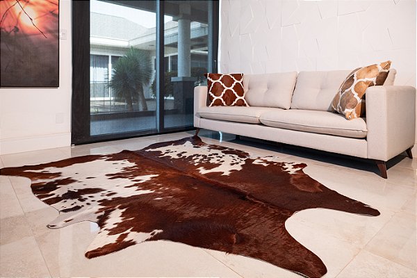 Tapetes Marrom e Branco