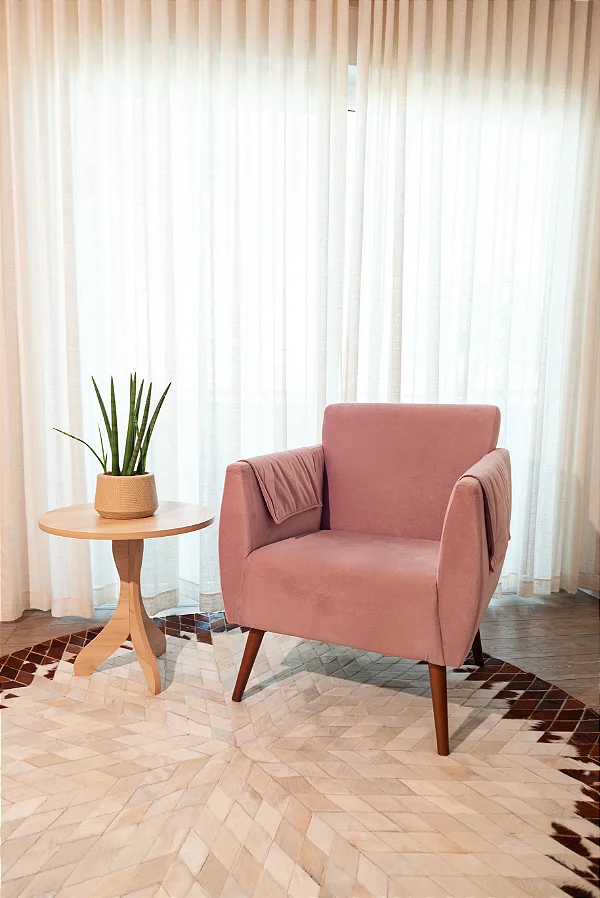 Tapete Costurado Pétala Redondo